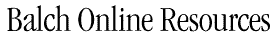 Balch Online Resources